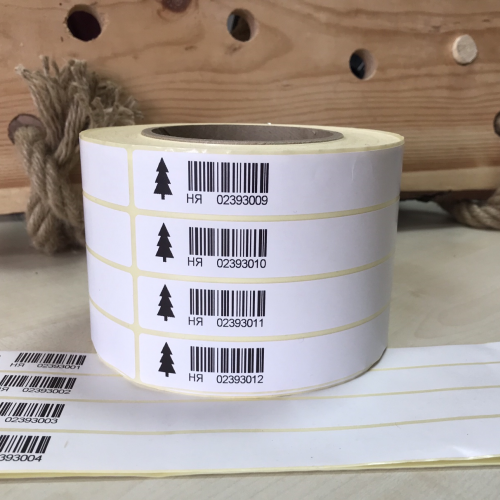 Маркування бирками серії НЯ новорічних ялинок