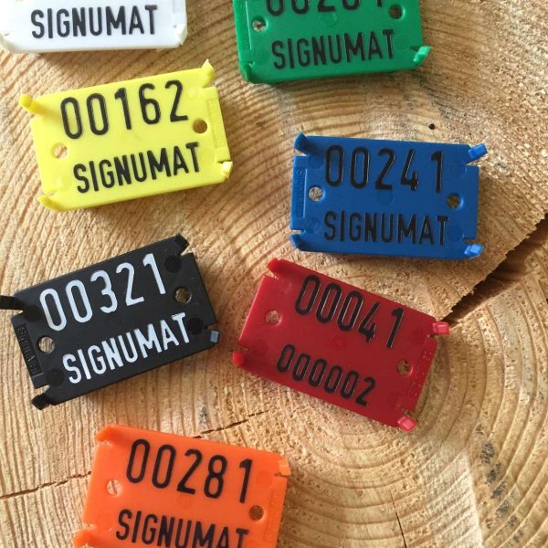Кольорові бирки Signumat допомагають вести власний облік деревини